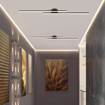 Long Aluminium LED Ceiling Light Modern Creative Design Royal Lights & Home Decor