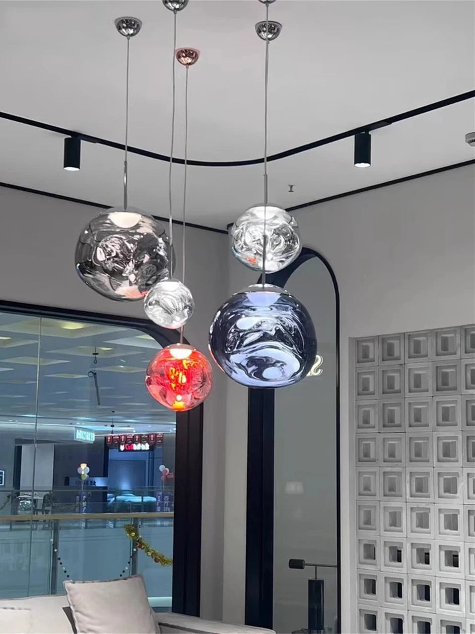 LED PVC Pendant Lights Lava Pendant Lamp