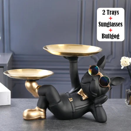 Bulldog Statue Decoration Accessories Royal Store & Home Decor