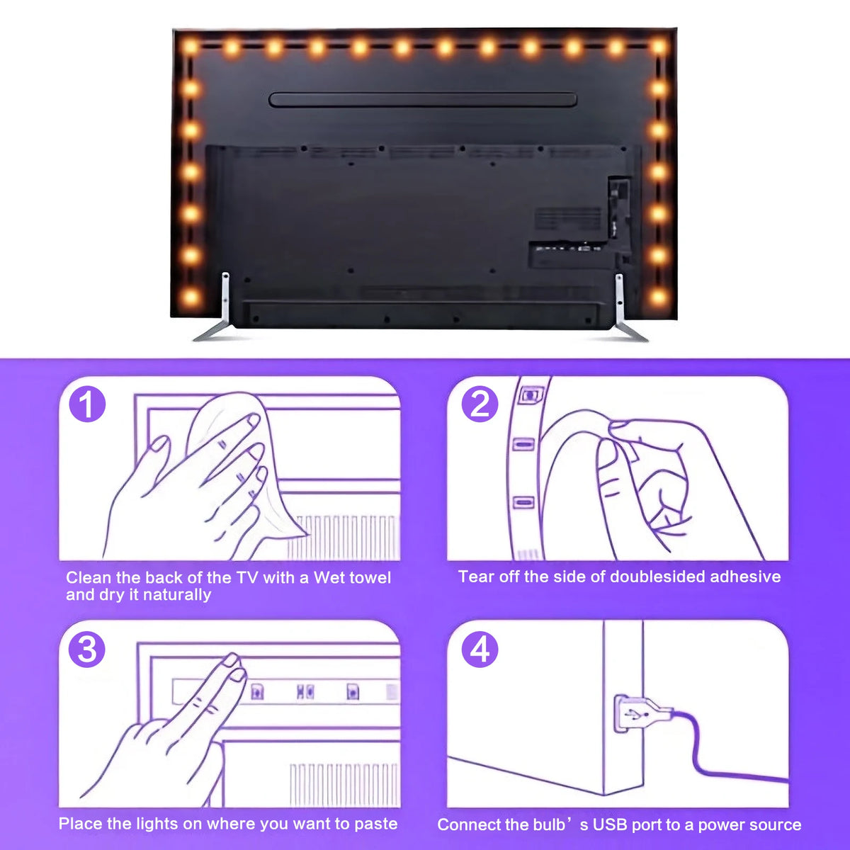 Music Sync Color Changing LED Lights