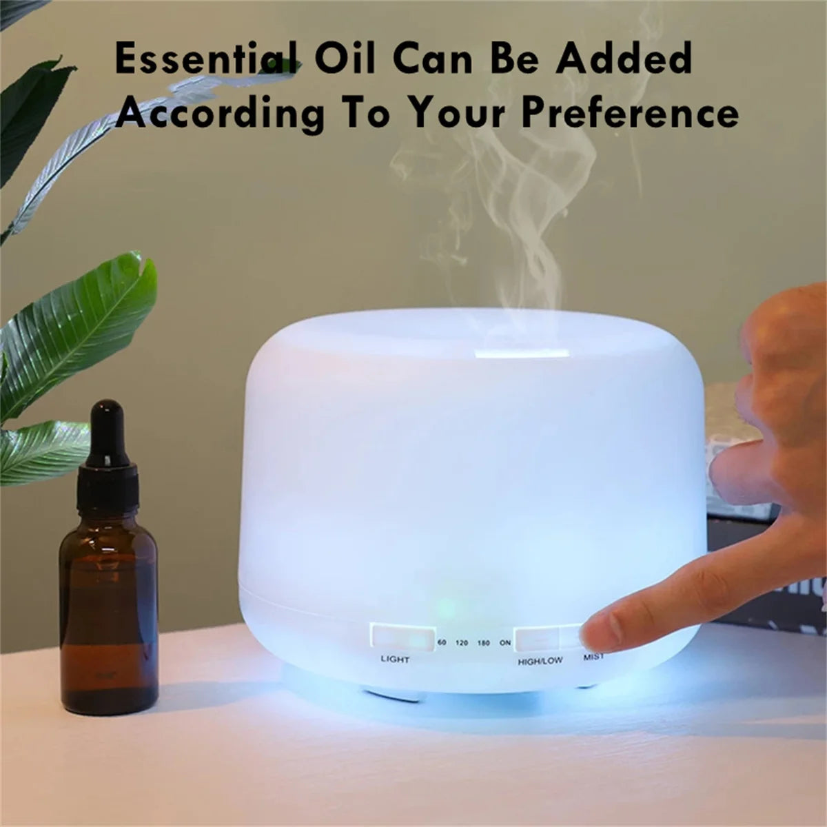 Air Humidifier With Colorful Night Lights