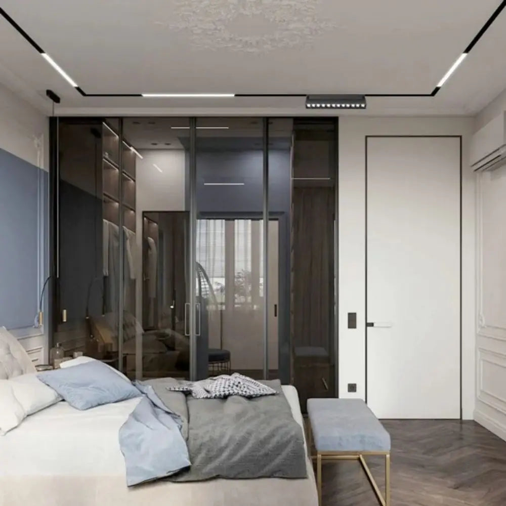 Modern Embedded Flexible Linear Fixture LED Spotlight DC48V Ceiling Indoor Light Royal Lights & Home Decor