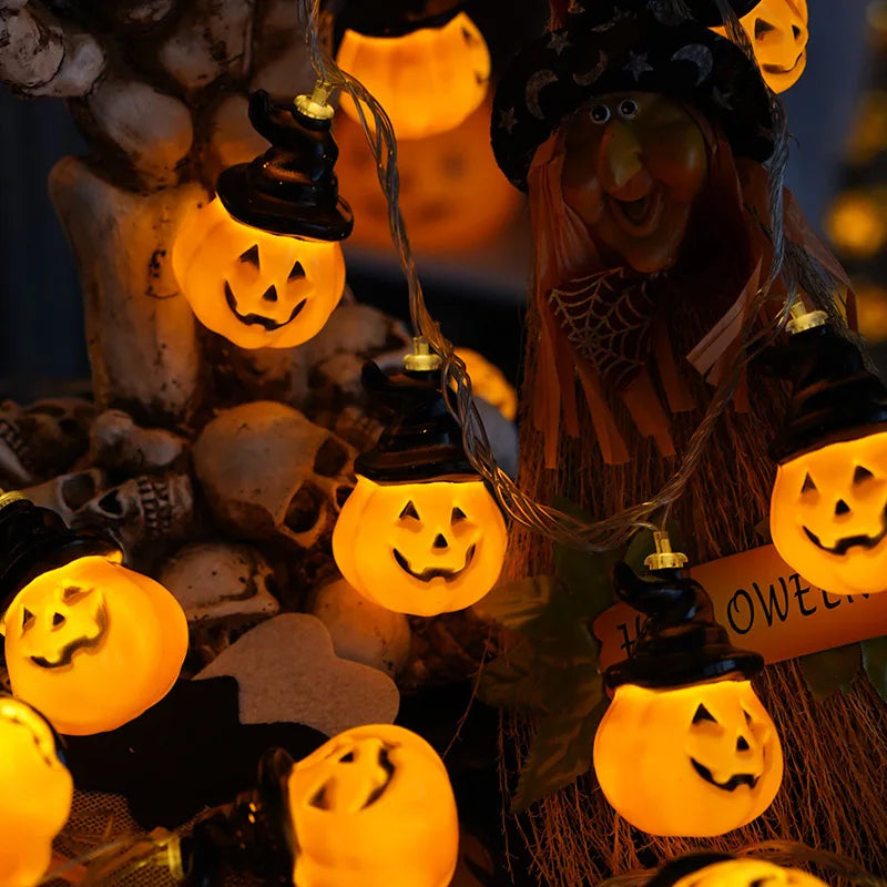 Halloween Pumpkin String Lights