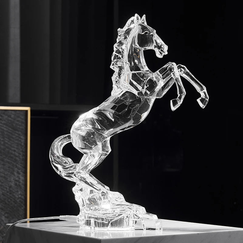 Luxury Crystal Horse Statue