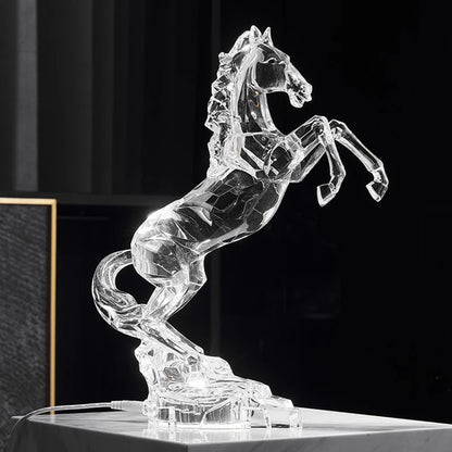 Luxury Crystal Horse Statue
