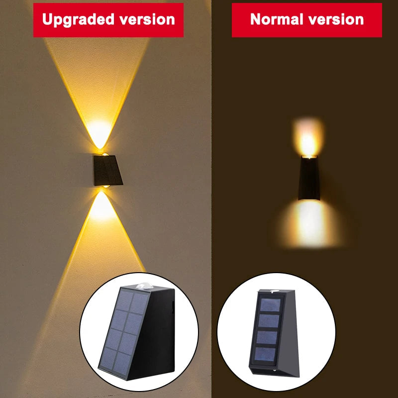 LED Outdoor Wall Solar Lights Waterproof Garden Wall Decoration Royal Lights & Home Decor