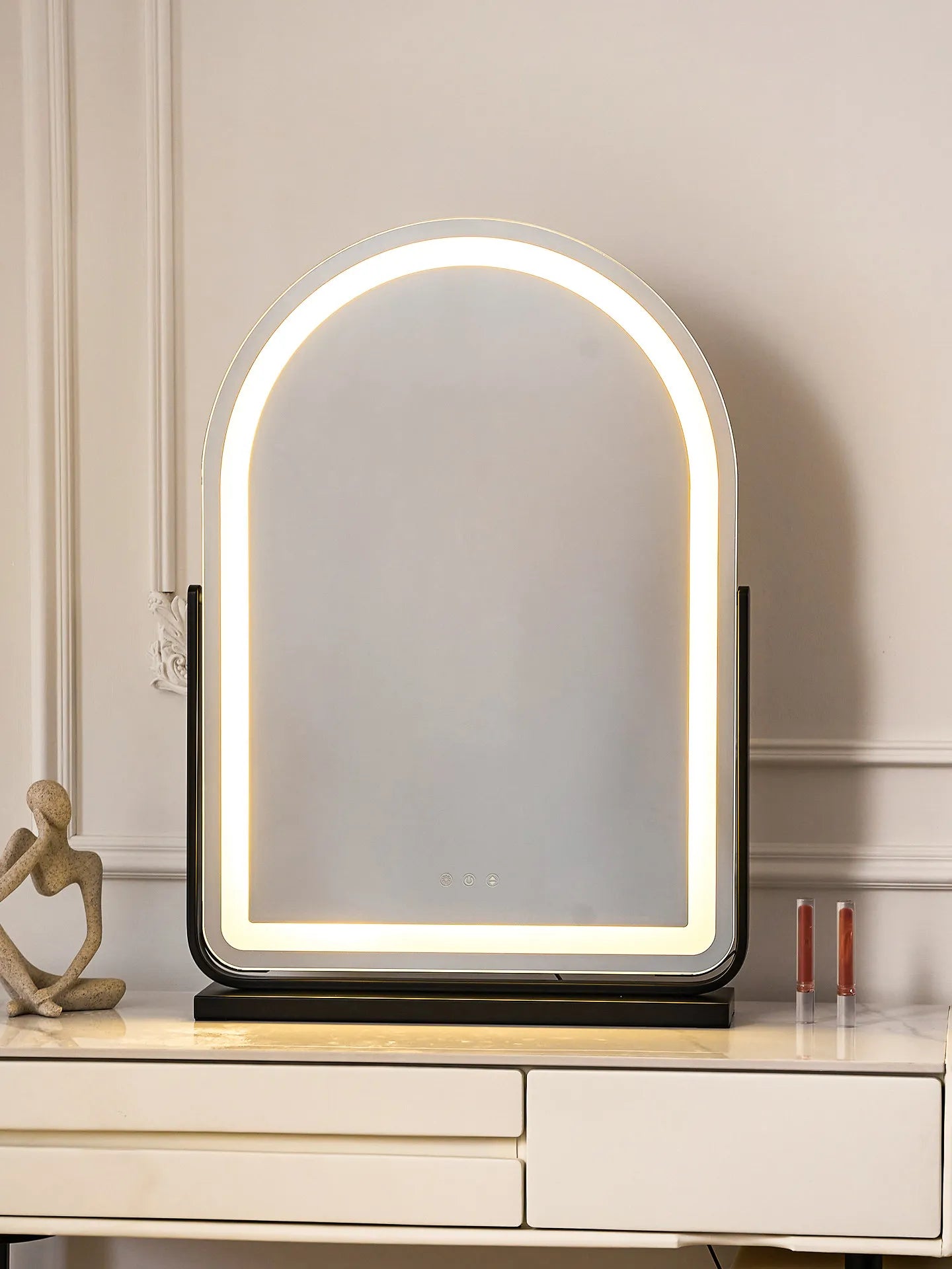 Large Arch Shape LED Lighted Vanity Mirror