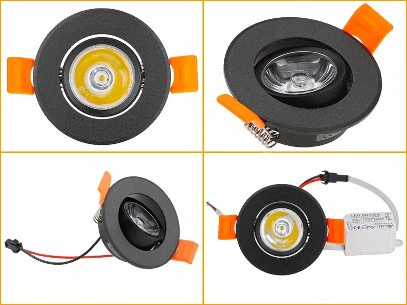Aluminum Round LED Dimmable Ceiling Downlight