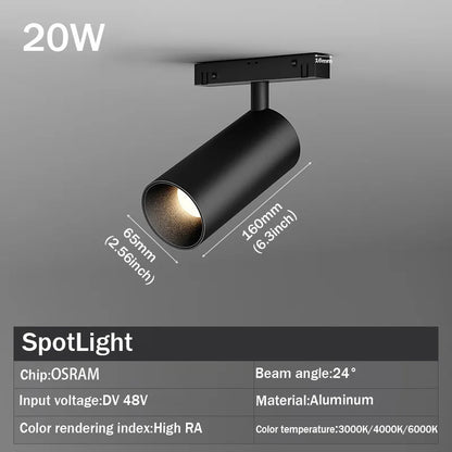 Modern Embedded Flexible Linear Fixture LED Spotlight DC48V Ceiling Indoor Light Royal Lights & Home Decor
