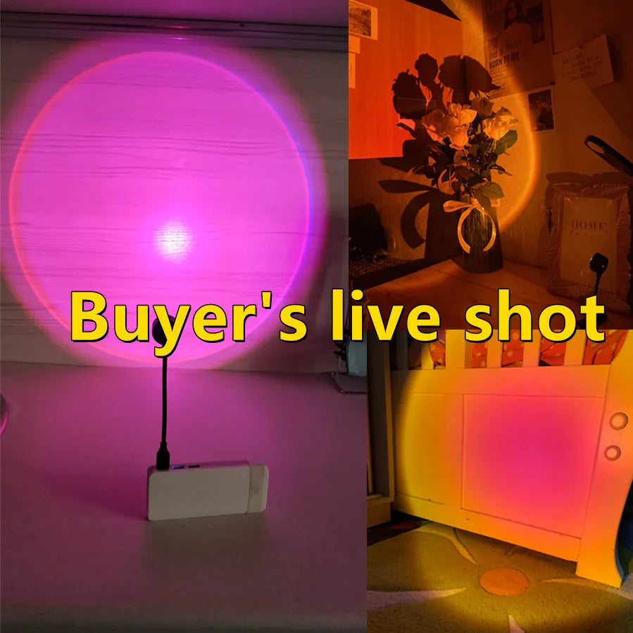 USB Sunset Lamp Projector - Royal Lights & Home Decor