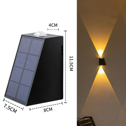 LED Outdoor Wall Solar Lights Waterproof Garden Wall Decoration Royal Lights & Home Decor