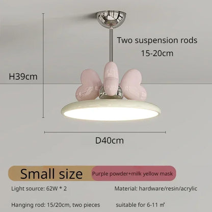 French Cream Style Led Hanging Lamp