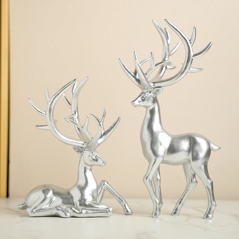 Modern Accessible Luxury Elk Ornaments Set