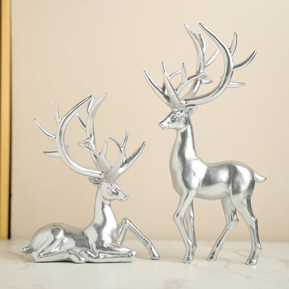 Modern Accessible Luxury Elk Ornaments Set