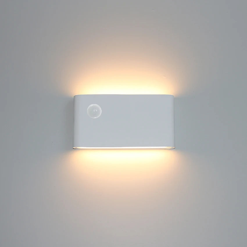 Modern LED Outdoor Motion Sensor Waterproof Wall Lamp
