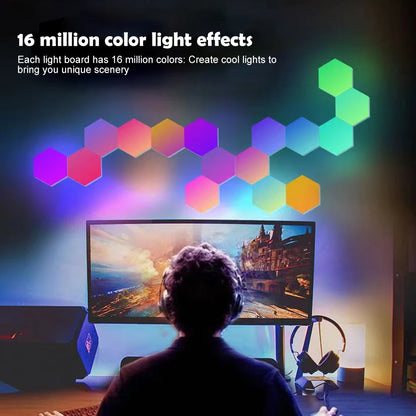 LED Night Lights Smart Home Gaming Wall Lights Remote Control LED Panels