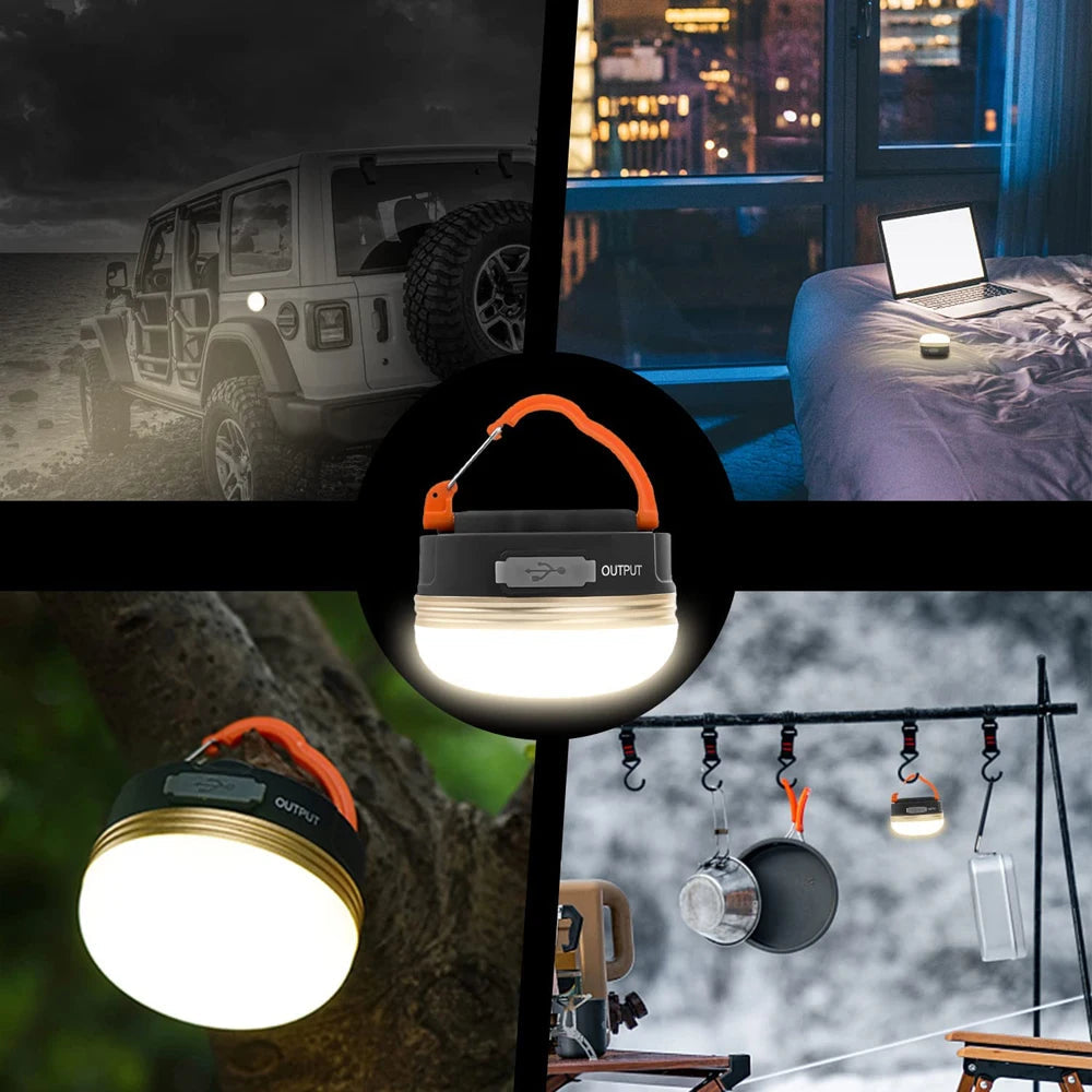 High Power Camping Lantern Tents Lamp USB Rechargeable Royal Lights & Home Decor