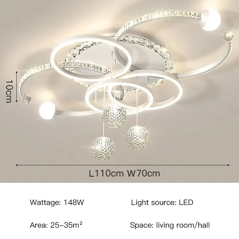 Modern Luxury LED Ceiling Chandeliers Lamps