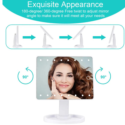 LED Vanity Mirror Touch Screen Adjusted Brightness