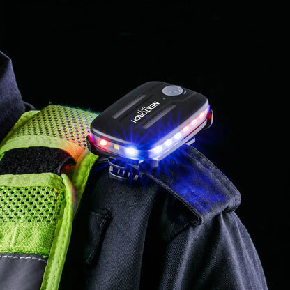 Led Shoulder Light Gravity Sensing Police Shoulder Lights Red Blue Led 360° Rotation