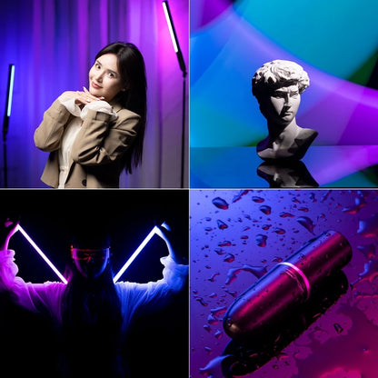 VL119 Handheld RGB Colorful Stick Light 19.68 inch Handheld LED Light
