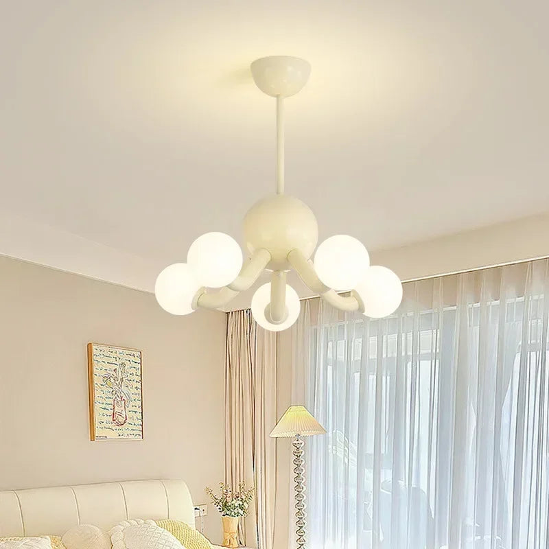 French Cream Style Led Hanging Lamp