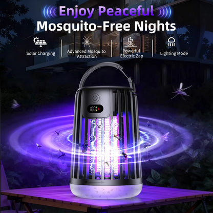 Solar Garden Rechargeable Insect Fly Trap