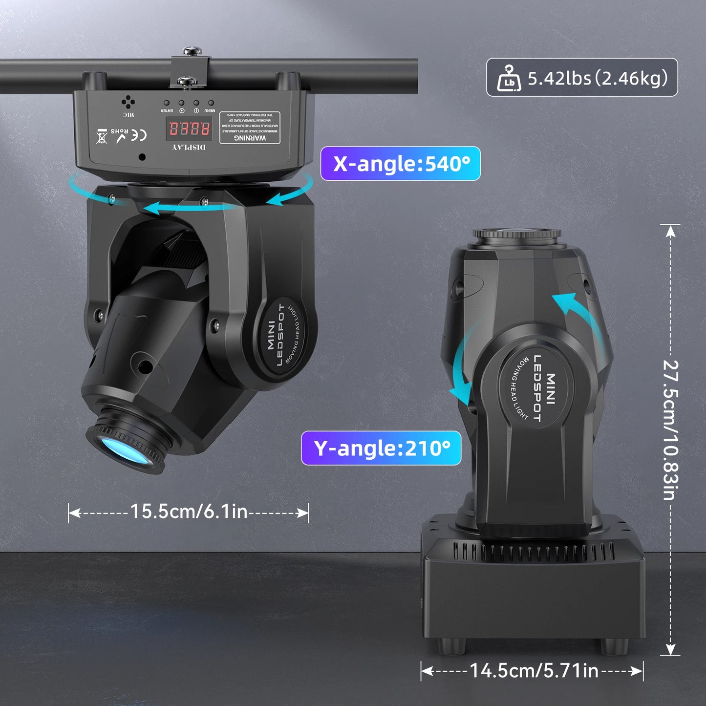 Stage Light With Remote Control