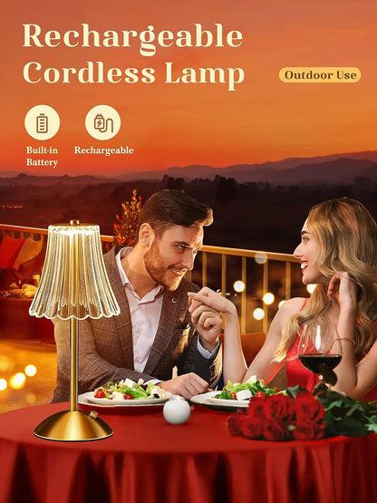 Table Lamp LED Touch Sensor Desktop Night Light Rechargeable Wireless