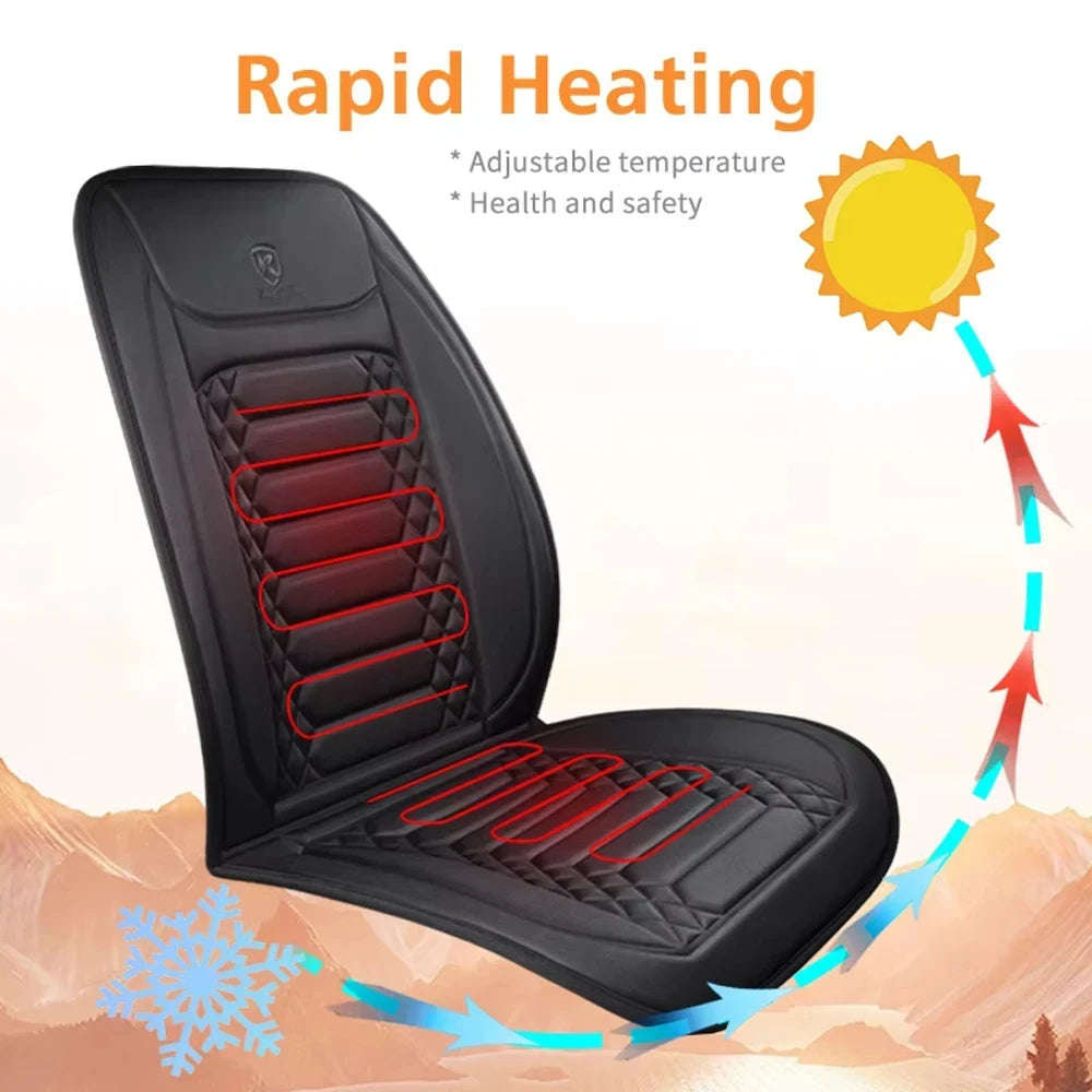 Winter Heated Car Seat Cover 12V Heating Warmer