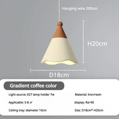 French Cream Style Led Hanging Lamp