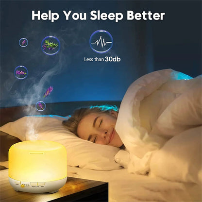 Air Humidifier With Colorful Night Lights