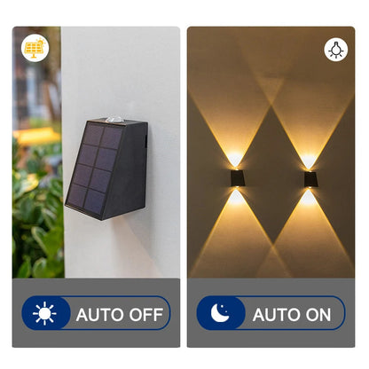 LED Outdoor Wall Solar Lights Waterproof Garden Wall Decoration Royal Lights & Home Decor