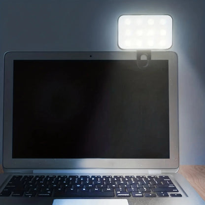 Portable Mini Selfie Fill Light Rechargeable 3 Modes Adjustable Brightness