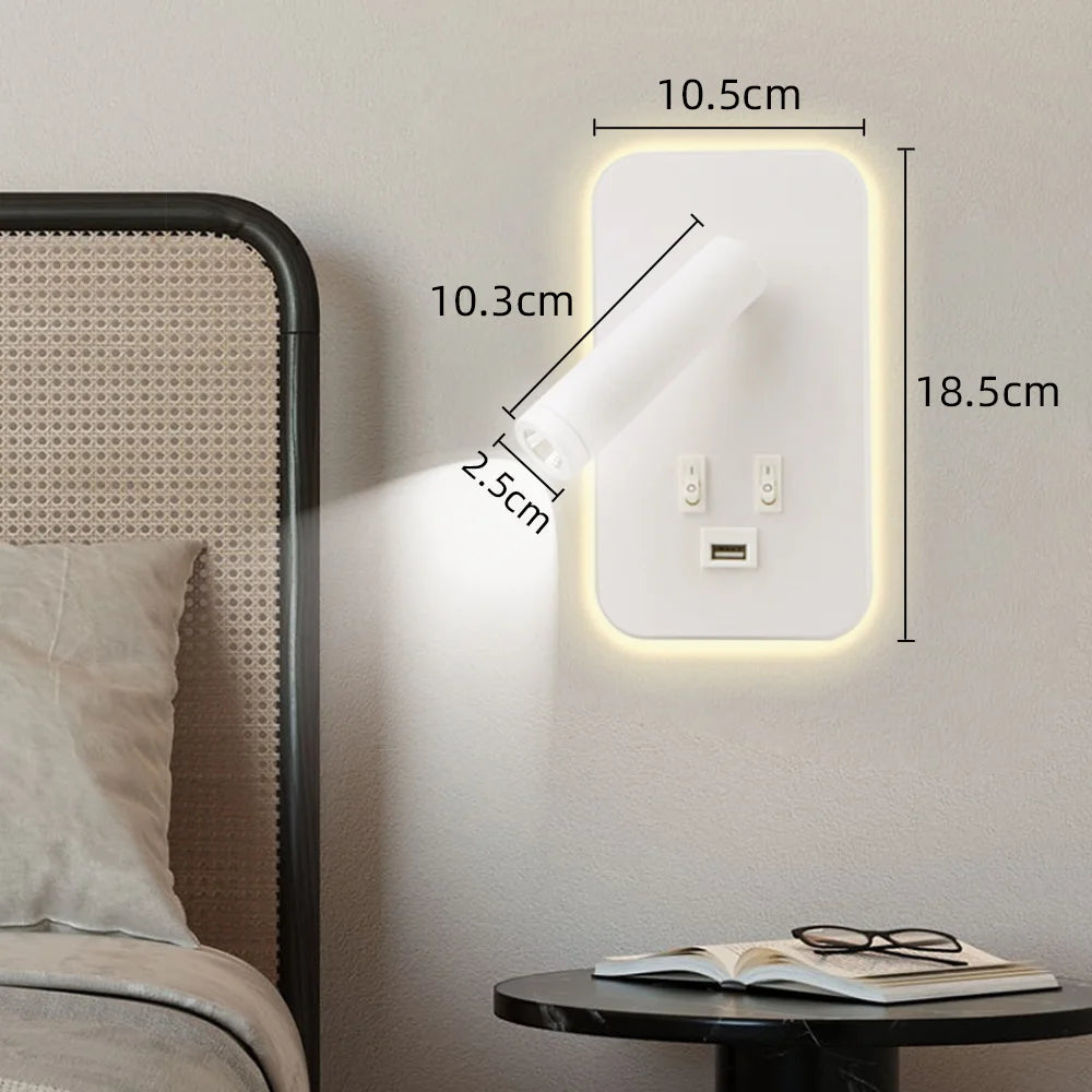 3-in-1 Reading Wall Lamp