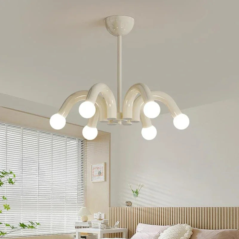 French Cream Style Led Hanging Lamp