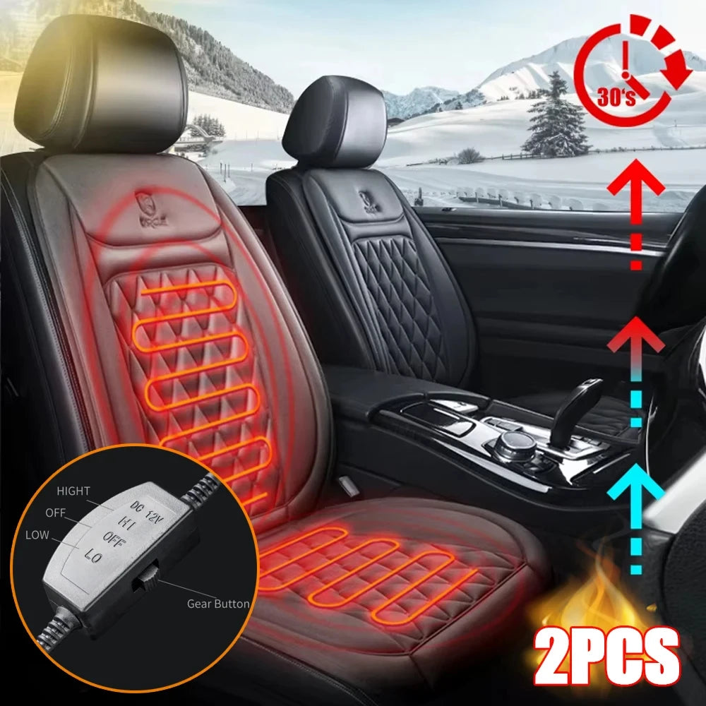 Winter Heated Car Seat Cover 12V Heating Warmer