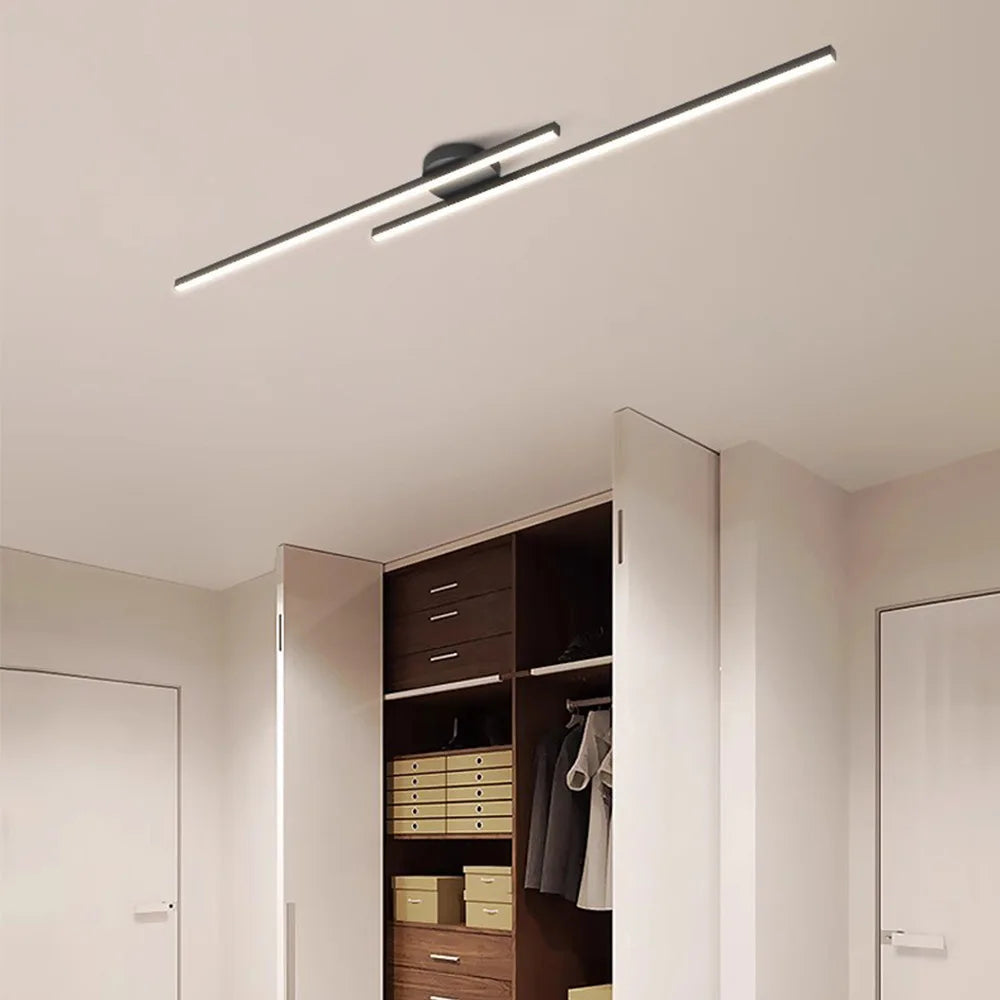 Long Aluminium LED Ceiling Light Modern Creative Design Royal Lights & Home Decor