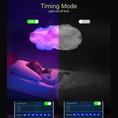 Cloud LED Lights for Ceiling 3D Thunder Clouds Light Music Sync