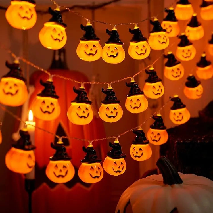 Halloween Pumpkin String Lights