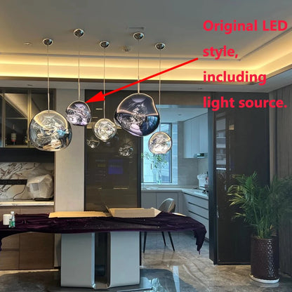 LED PVC Pendant Lights Lava Pendant Lamp