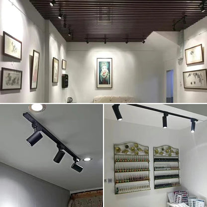 Whole Set 220V Led Track Light Fixture Rail Lighting System Royal Lights & Home Decor