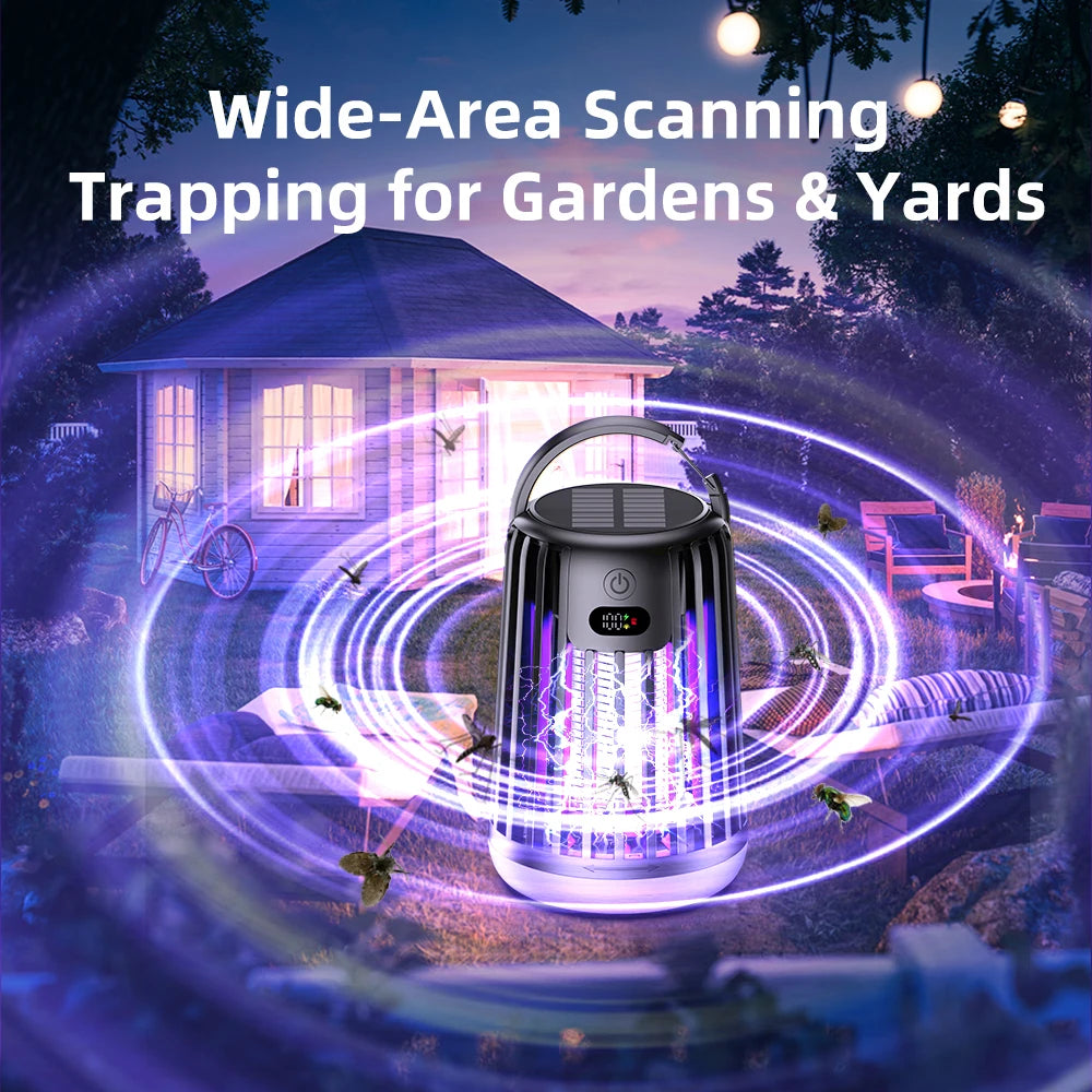 Solar Garden Rechargeable Insect Fly Trap