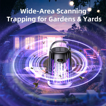 Solar Garden Rechargeable Insect Fly Trap