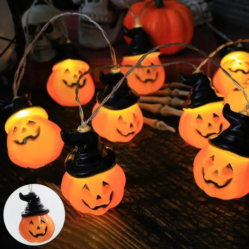 Halloween Pumpkin String Lights