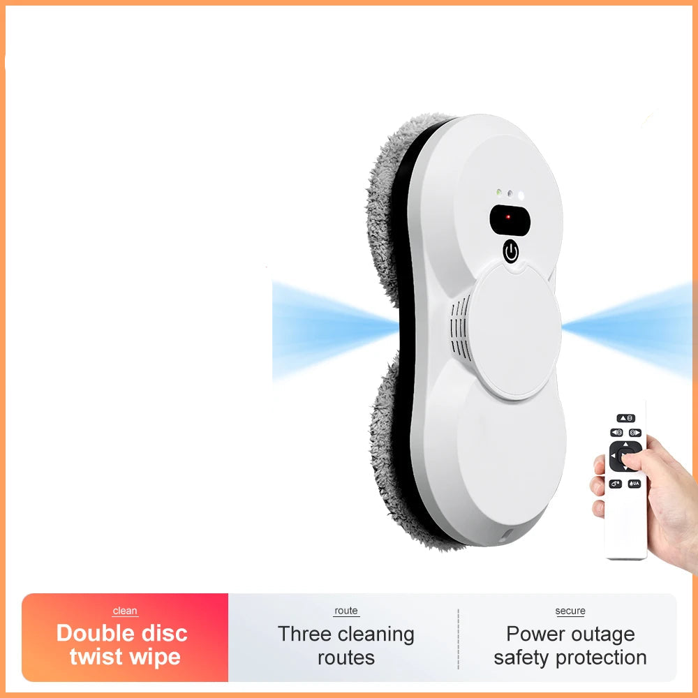Robot Electric Automatic window cleaning Robotic vacuum cleaner, with remote control