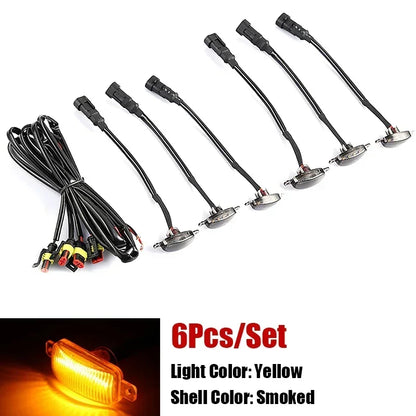 Universal LED Car Lights Front LED Grille Lights With Harness Eagle Eye Lamp