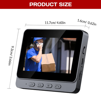 2-Way Audio Surveillance Camera Digital Camera with 2.4G Wireless Bell