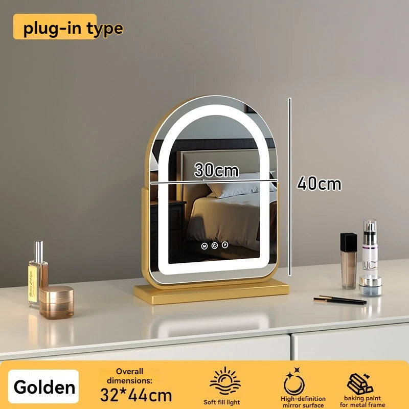 Large Arch Shape LED Lighted Vanity Mirror