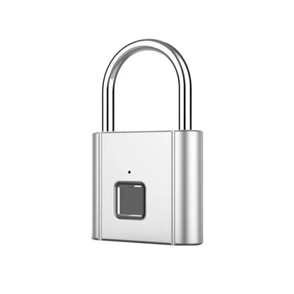 Smart Fingerprint Padlock Waterproof Biometric Keyless Door Lock USB Rechargeable